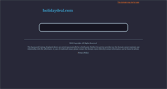 Desktop Screenshot of holidaydeal.com